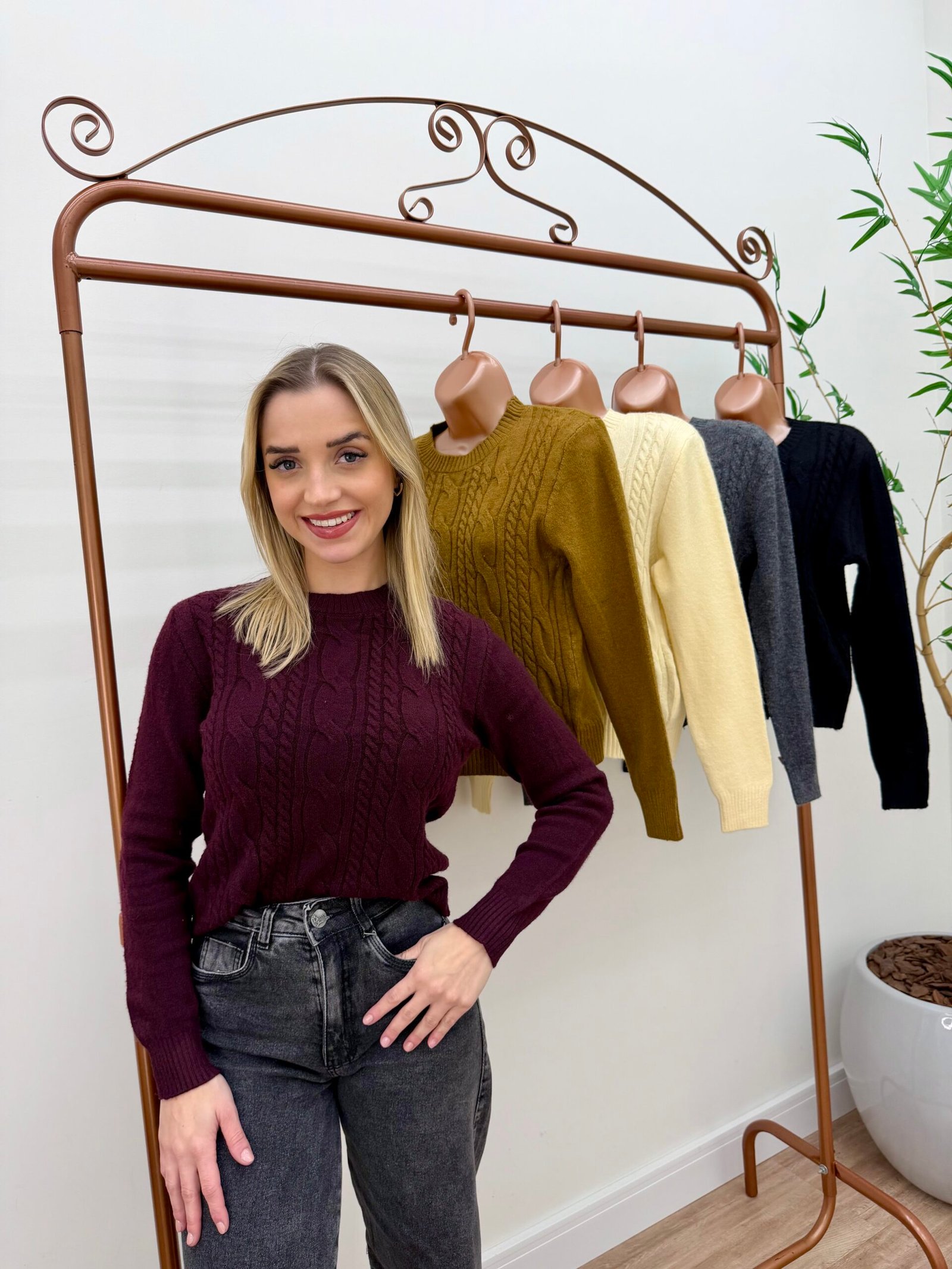 Blusa Tricô Michele
