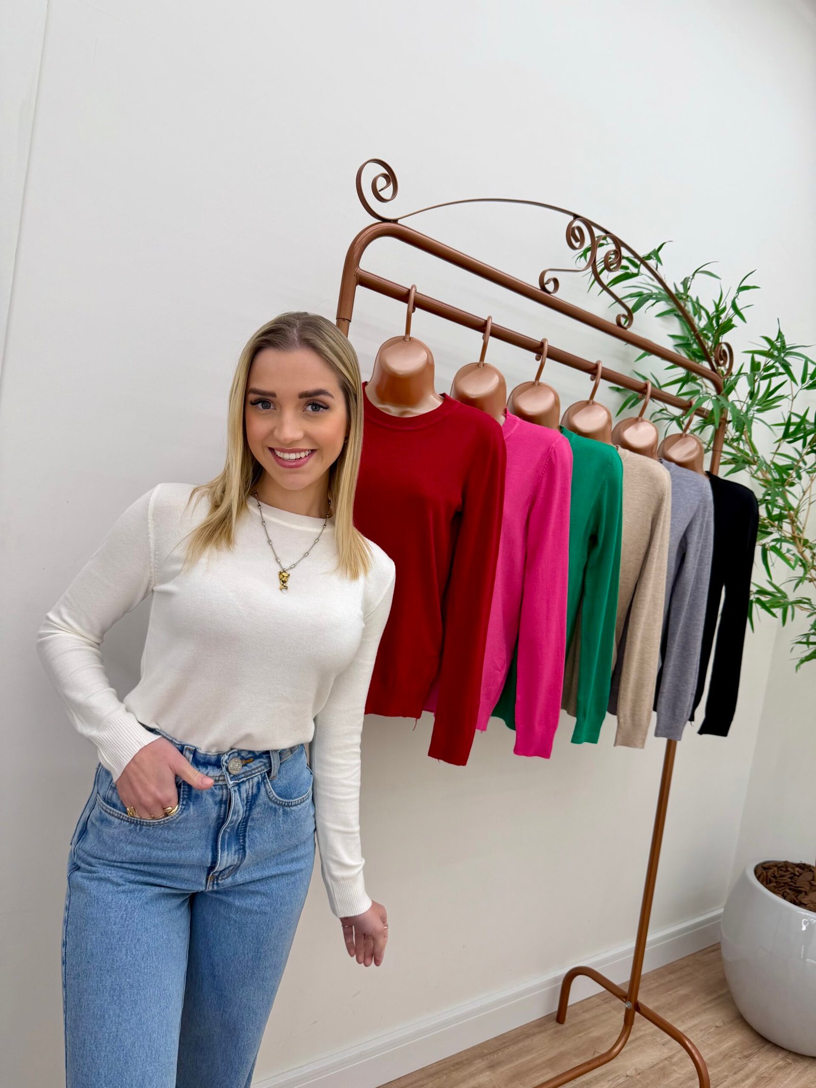 Blusa Trico Modal Joice