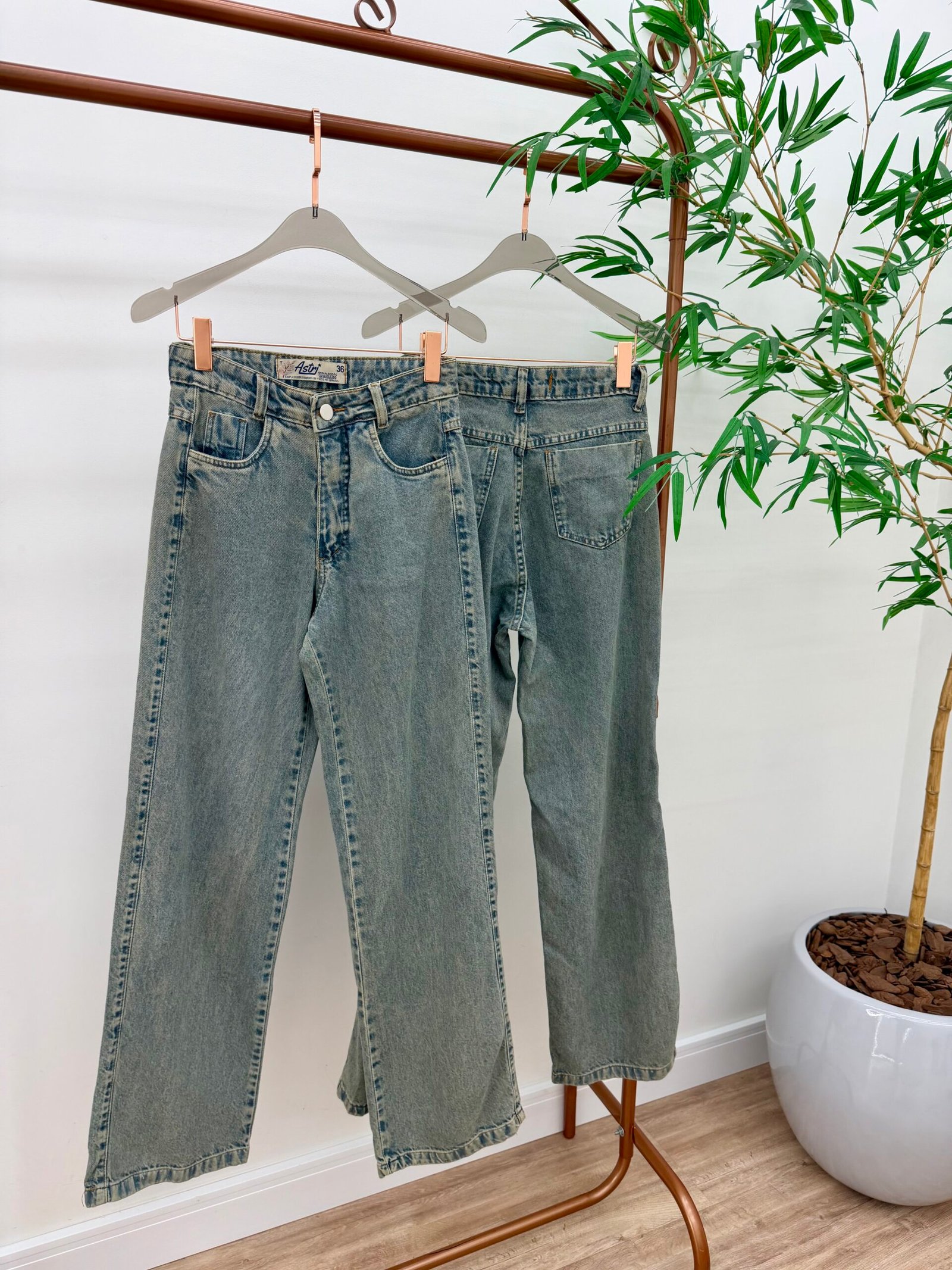 Calça Jeans wide leg 0120 - Imagem 2
