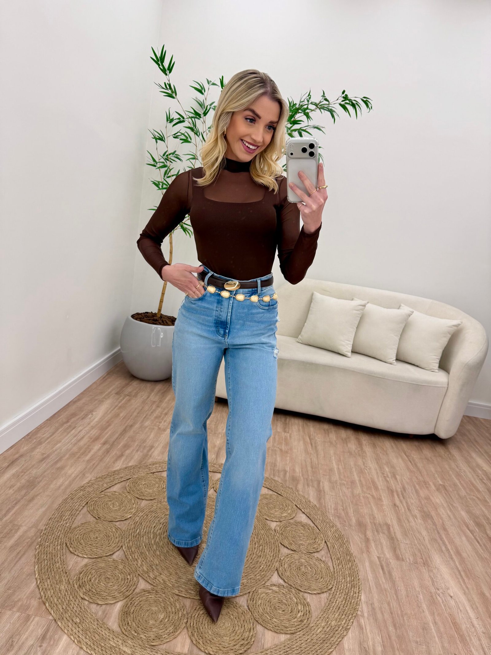 Calça Jeans Wide leg 105 19